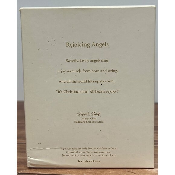 2008 HALLMARK KEEPSAKE ORNAMENT QXM8114 REJOICING ANGELS BY ROBERT CHAD - Picture 3 of 8